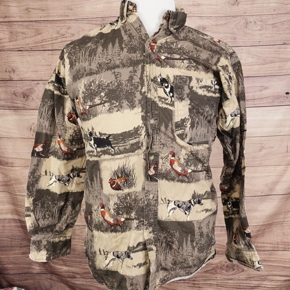 FIELD TESTED BY OUTDOOR LIFE NATURE HUNTING WILDERNESS BUTTON UP SHIRT MENS M - Picture 3 of 7